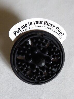 NEW PAINT PUCK ARTIST PAINT BRUSH SILICONE CLEANING TOOL SUCTION CUP MOUNT